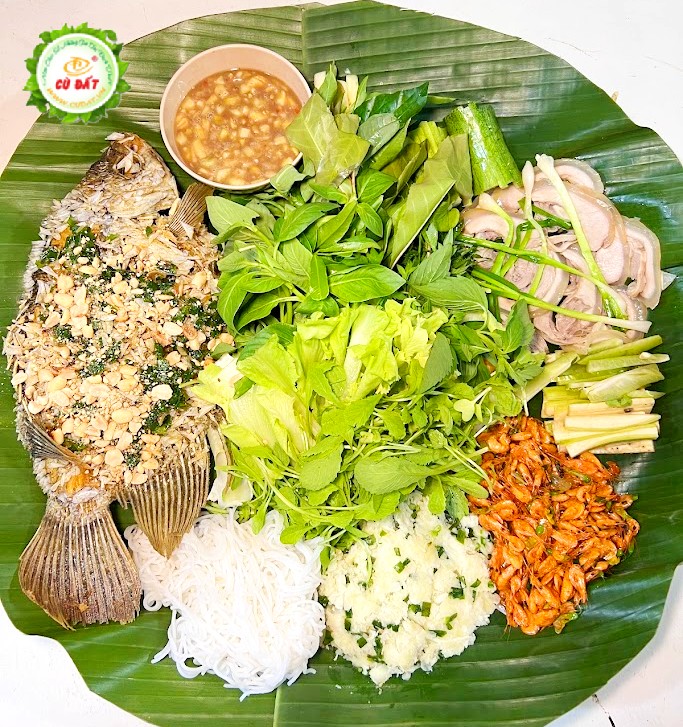 COMBO CÁ TAI TƯỢNG CUỐN 3 MÓN