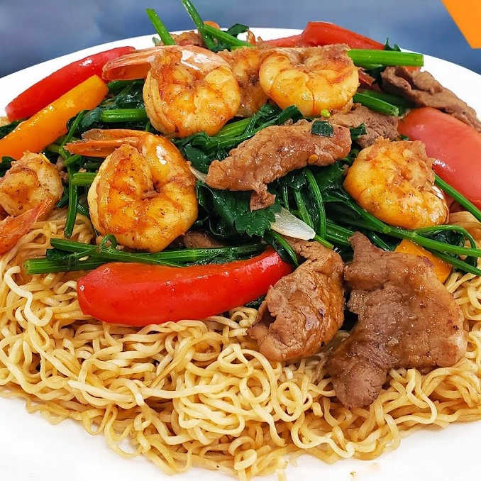 MÌ TRỨNG/ MÌ GÓI XÀO THẬP CẨM
